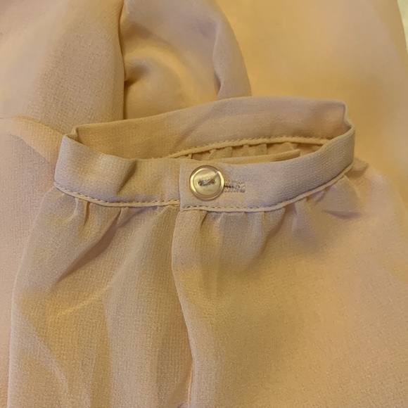 Pins and Needles - Blush 3/4 Sleeve Blouse - Picture 4 of 4